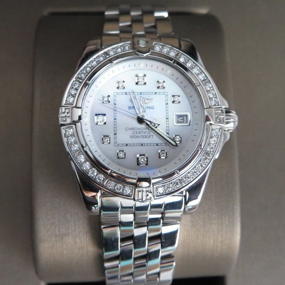 BREITLING COCKPIT Diamond Ladies Watch - Picture 10 of 15